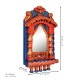 Colourful Hand painted Wooden Jarokha - Mirror Colourful Hand painted Wooden Jarokha - Mirror