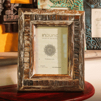 Reclaimed Wooden Square Block Panel Photo Frame Reclaimed Wooden Square Block Panel Photo Frame
