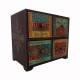 Colorful Chest of 4 Drawers - Handpainted Colorful Chest of 4 Drawers - Handpainted