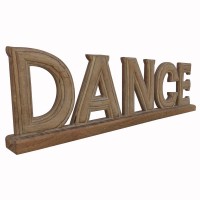 Hand Painted Wooden Alphabets  'DANCE" - Decorative Piece