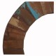 Reclaimed Wood Round Mirror Frame Reclaimed Wood Round Mirror Frame