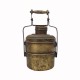 Vintage Collectible Tiffin Box Brass, Old And Interesting Vintage Collectible Tiffin Box Brass, Old And Interesting