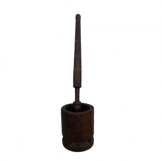 Vintage Collection - Old Wooden Spice Okhli