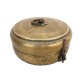 Vintage Collectible Chapati Box Dabusa Brass, Old And Interesting