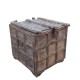 Reclaimed Old Chuna White Pitara - Treasure Box Reclaimed Old Chuna White Pitara - Treasure Box
