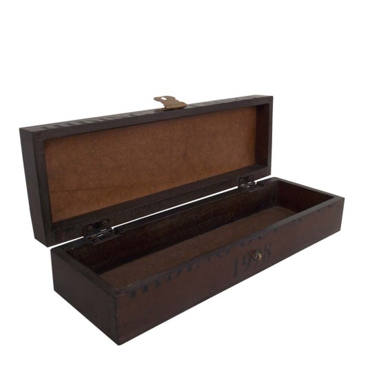 Rectangular Wooden Compass Box