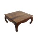 Opium Bajot - Natural Brown Polished Wooden Low Height Stool Opium Bajot - Natural Brown Polished Wooden Low Height Stool