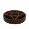 Wooden Round Tray with Curved Partitions