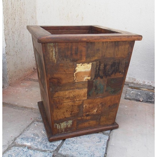 Reclaimed Tapered Planter Reclaimed Tapered Planter
