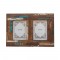 Couple Photo Frame 2 Photo 5 x 7  Inches - Reclaimed Wood