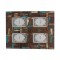Family Photo Frame 4 Photo 4 x 6  Inches - Reclaimed Wood