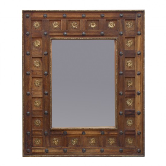 Mirror Frame- Rectangular Wooden Chokdi Frame 