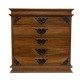 Five Drawers Decorative Utility Wooden Mini Chest - Embellished with Iron Hardwares 
