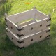 Distress White Picket Planter, Cellar Distress White Picket Planter, Cellar