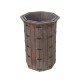 Hexagonal Planter Rustic White - Grey Hexagonal Planter Rustic White - Grey