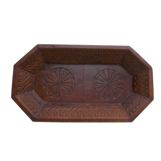 Wooden Octagonal Tray