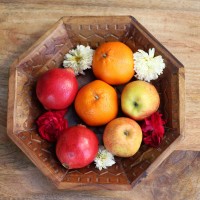 Wooden Octagonal Tray