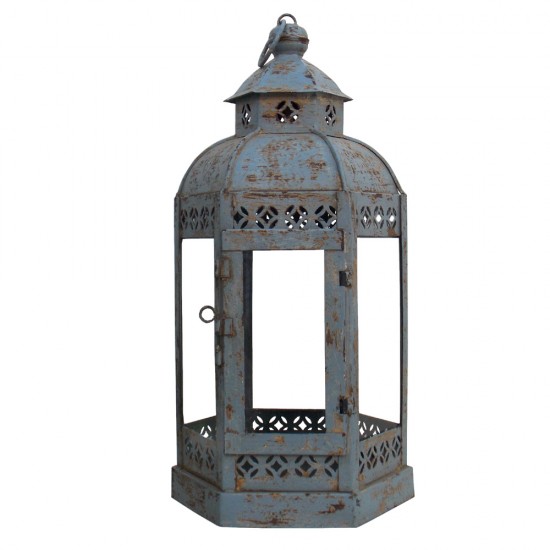 Distressed Grey Iron Lamp Distressed Grey Iron Lamp