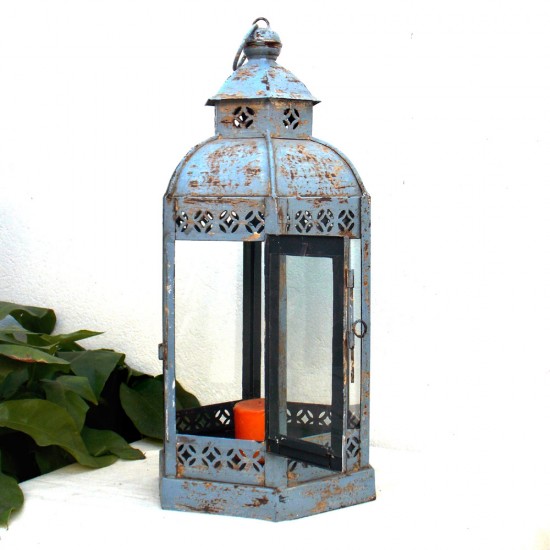 Distressed Grey Iron Lamp Distressed Grey Iron Lamp