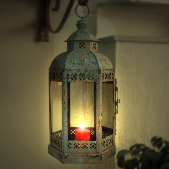 Distressed Grey Iron Lamp Distressed Grey Iron Lamp