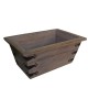 Distressed White Planter - Tapered