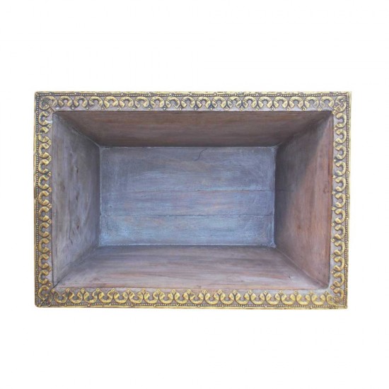 Distressed White Planter - Tapered Distressed White Planter - Tapered