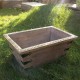 Distressed White Planter - Tapered Distressed White Planter - Tapered