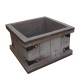 Distressed White Planter - Square Distressed White Planter - Square