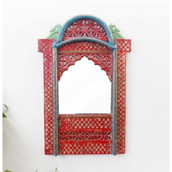 Mehrab Mirror Red