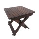 Folding Camp Stool- Wood, Statted (Not suitable for seating) Folding Camp Stool- Wood, Statted (Not suitable for seating)