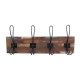 Reclaimed Wood Mosaic Hanger - Four Hook. Reclaimed Wood Mosaic Hanger - Four Hook.