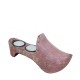Wooden Shoe Tealight- Weathered Pink. Wooden Shoe Tealight- Weathered Pink.