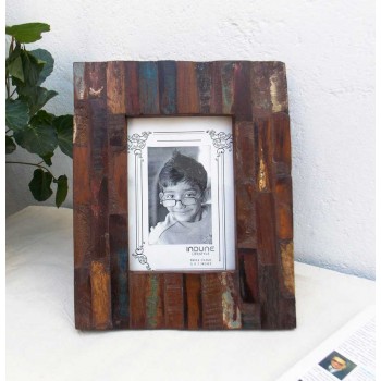 Photo Frame Reclaimed Wood Photo 5 x 7 Inches