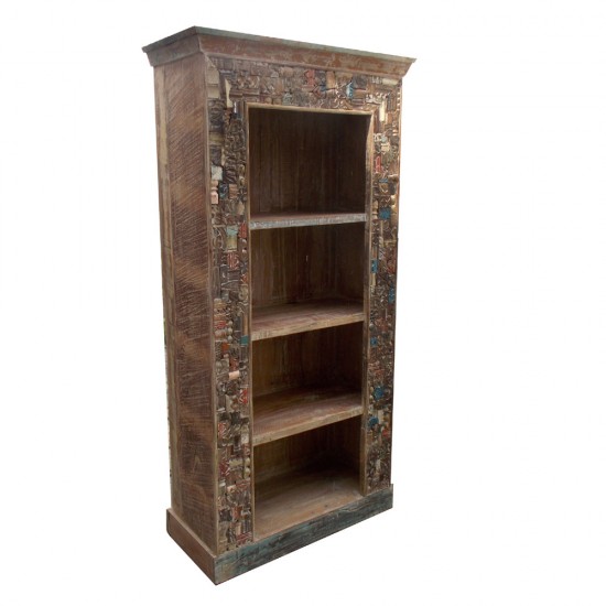 Reclaimed Mosaic Book Shelf Reclaimed Mosaic Book Shelf