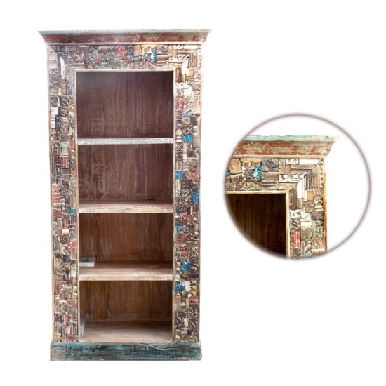 Reclaimed Mosaic Book Shelf Reclaimed Mosaic Book Shelf
