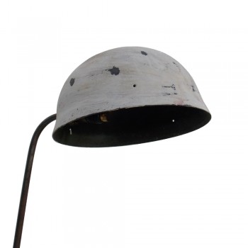 Iron Helmet Lamp - Vintage