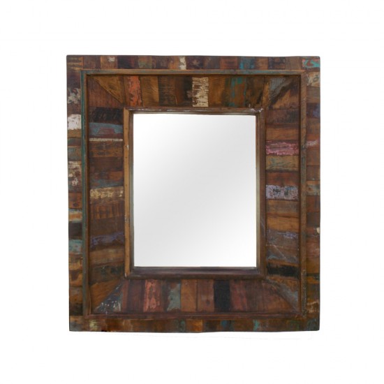 Reclaimed Wood Heavy Mirror Frame