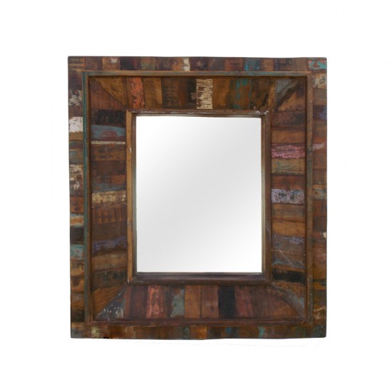 Reclaimed Wood Heavy Mirror Frame