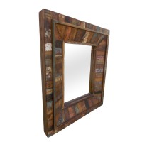 Reclaimed Wood Heavy Mirror Frame
