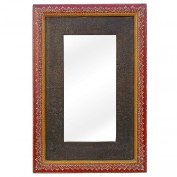 Antique Brass - Painted Wooden Mirror Frame