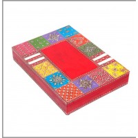 Hand Painted Box - Royal Red