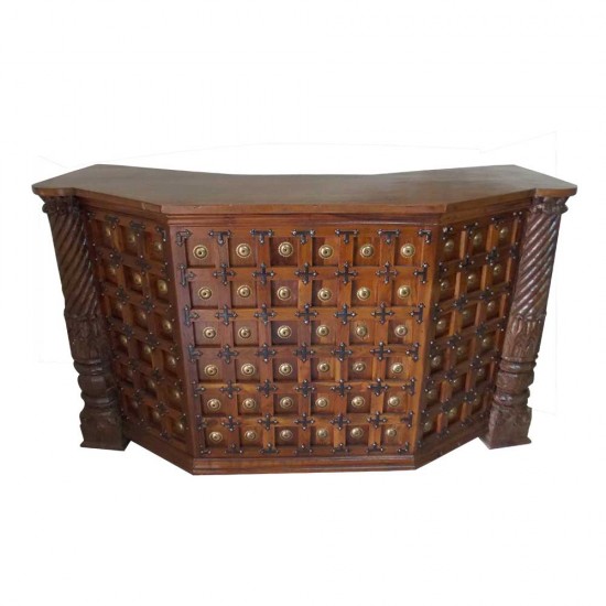 Antique Bar Counter - Brass Artwork Antique Bar Counter - Brass Artwork