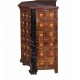 Antique Bar Cabinet - Brass Artwork Antique Bar Cabinet - Brass Artwork