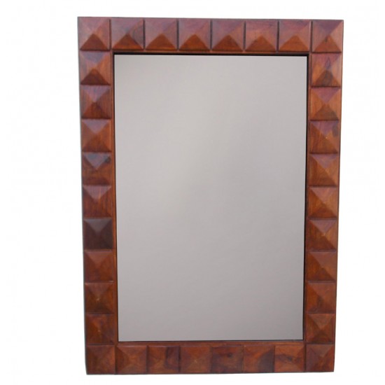 Sheesham Wood Mirror Frame - 24 x 36 Inches Sheesham Wood Mirror Frame - 24 x 36 Inches