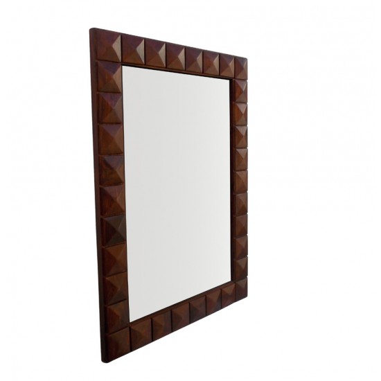Sheesham Wood Mirror Frame - 24 x 36 Inches