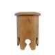 Polished Hexagonal End Table Polished Hexagonal End Table
