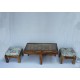 Smart Wooden furniture piece with two pullout seaters Smart Wooden furniture piece with two pullout seaters