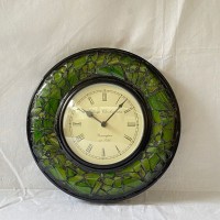 Glass Mosaic Green Time Panel