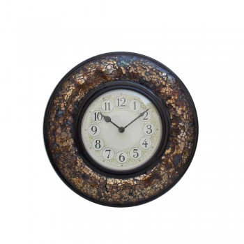 Crackle Glass Mosaic Time Panel
