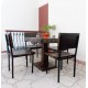 Cart Inspired Dining Set for 4 Cart Inspired Dining Set for 4